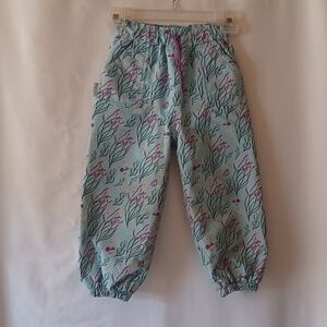 Jan & Jul Cozy-Dry Fleece Lined Rain/Snow Pants Outerwear Birds Butterflies 3T